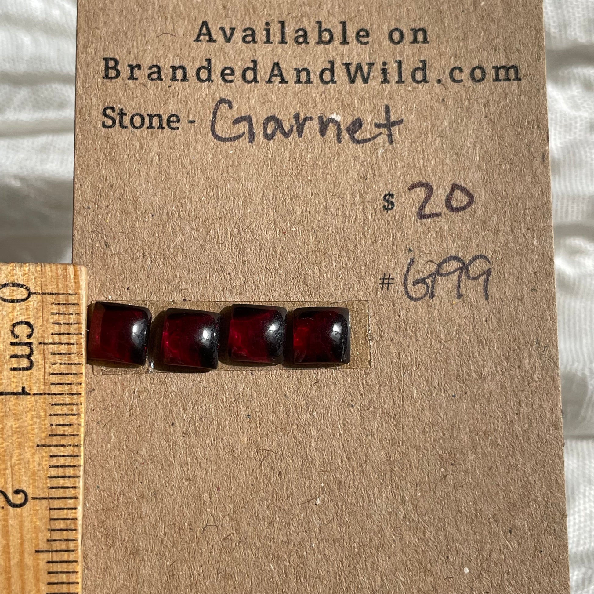 Garnet Cabochon - G99 B6D7EB67-EB6F-4A1A-8CC3-E2D78D48A837 Brandedandwild.com