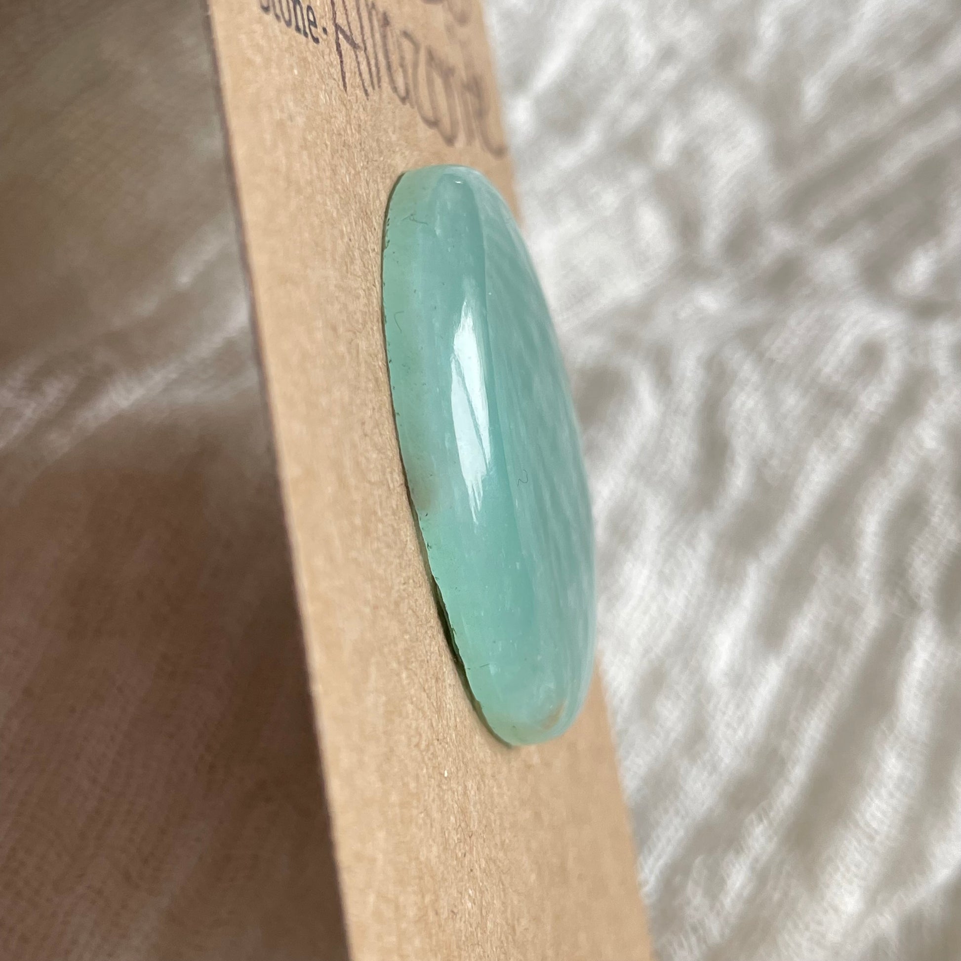Amazonite Cabochon - AZ10 B6E09770-A9B1-4D84-A454-D52F5F8FCEF1 Brandedandwild.com