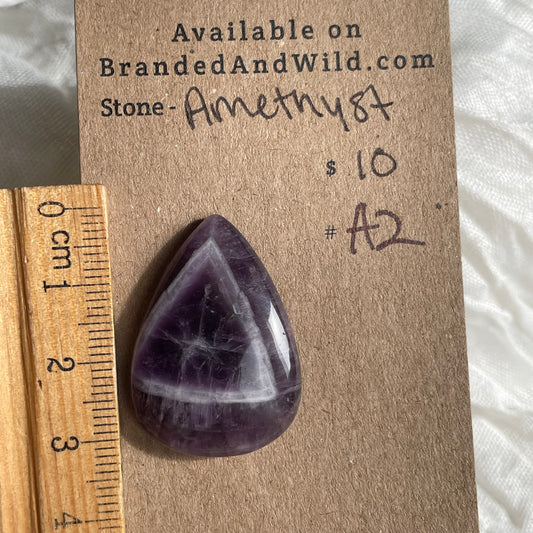 Amethyst Cabochon - A2 B6FB7C41-630D-413D-9A87-DEDD190359A1 Brandedandwild.com