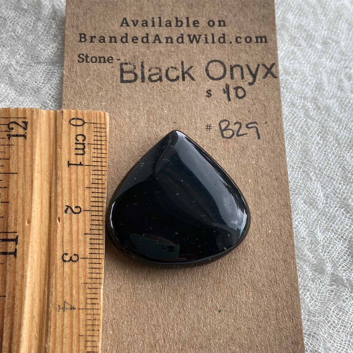 Black Onyx - Cabochon - B29