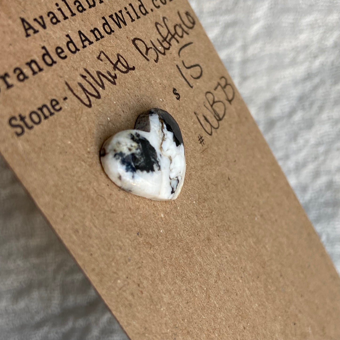 White Buffalo Cabochon - WB73