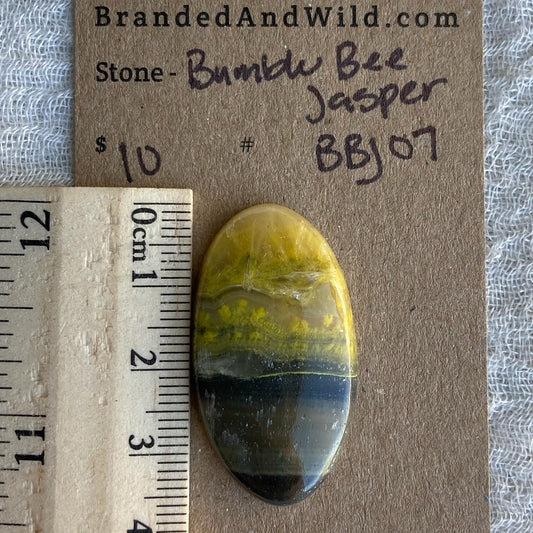Bumblebee Jasper Cabochon - BBJ07