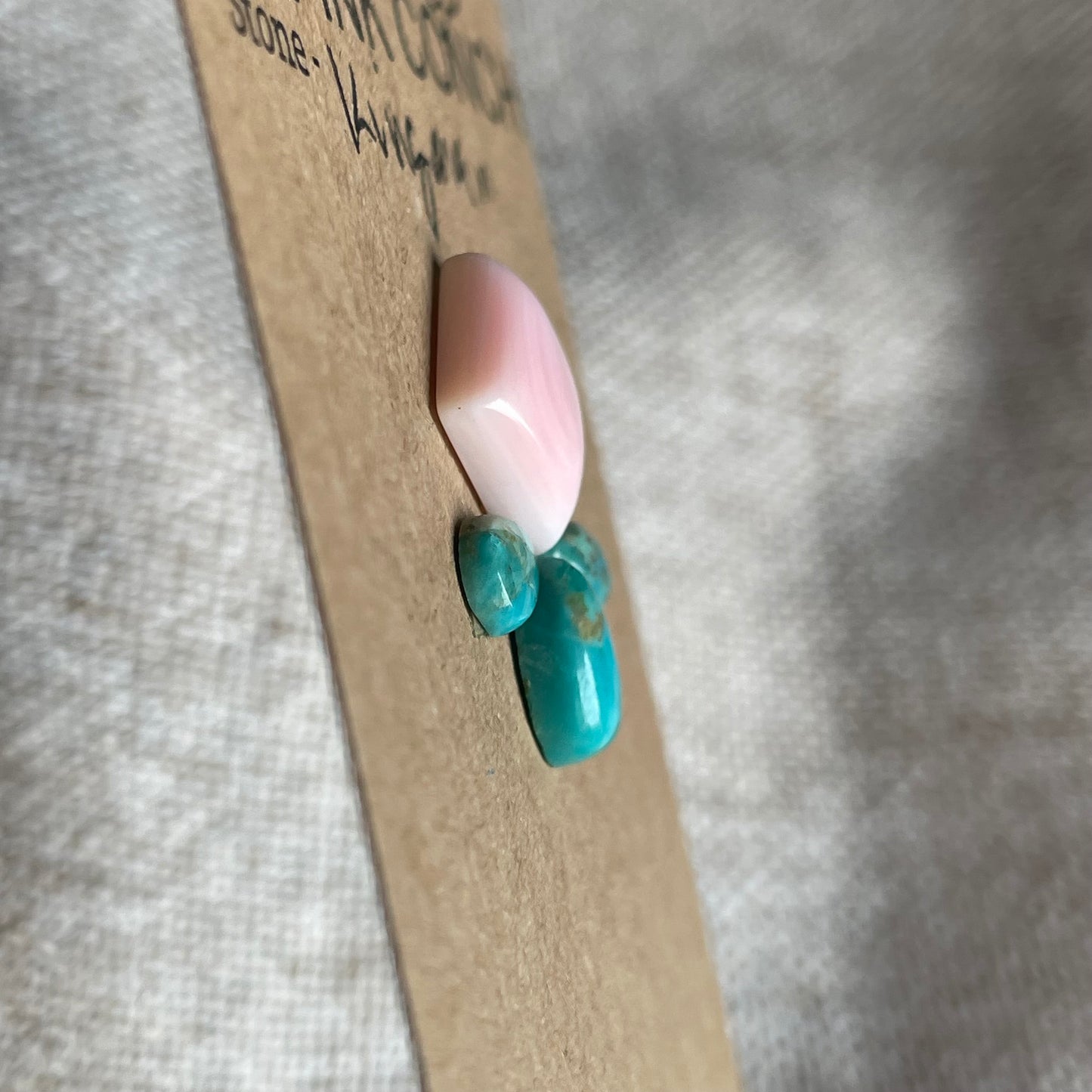 Pink Conch / Kingman Cabochon - PK23