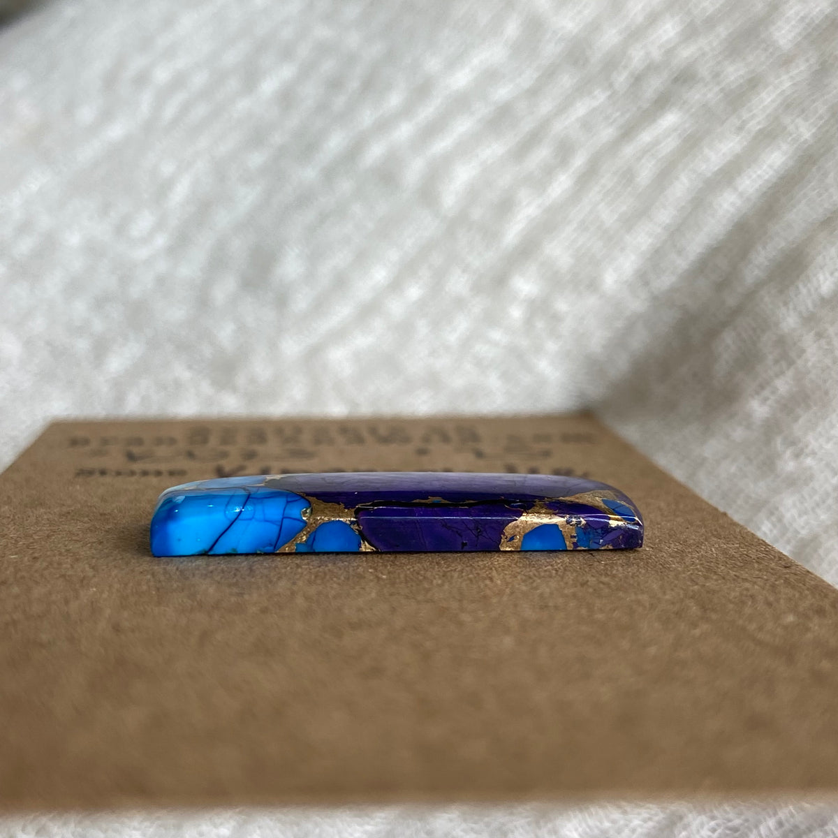 Kingman Ice Blue Dahlia Cabochon - KD23