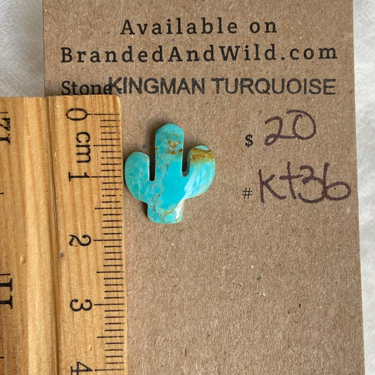 Kingman Turquoise Cabochon - KT36