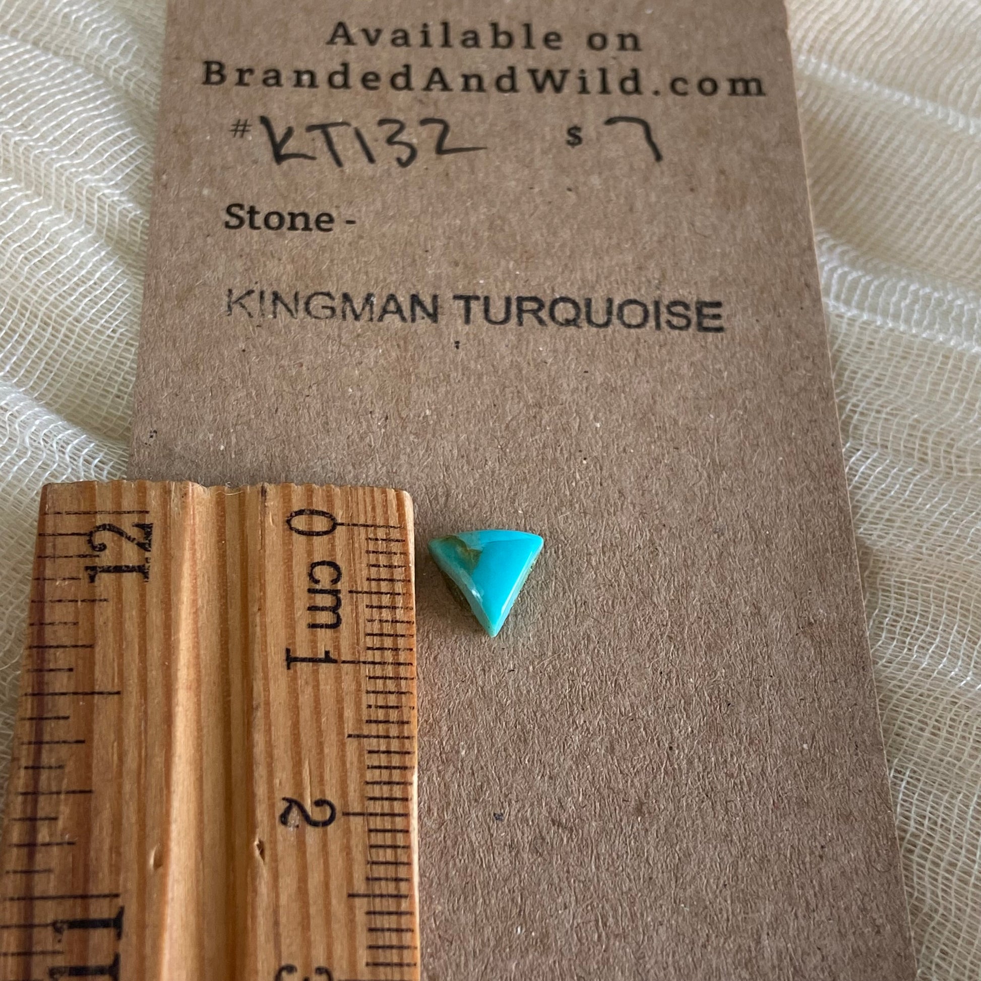 Kingman Turquoise Cabochon - KT132 B7791718-BAAC-403E-9811-995171E31059 Brandedandwild.com