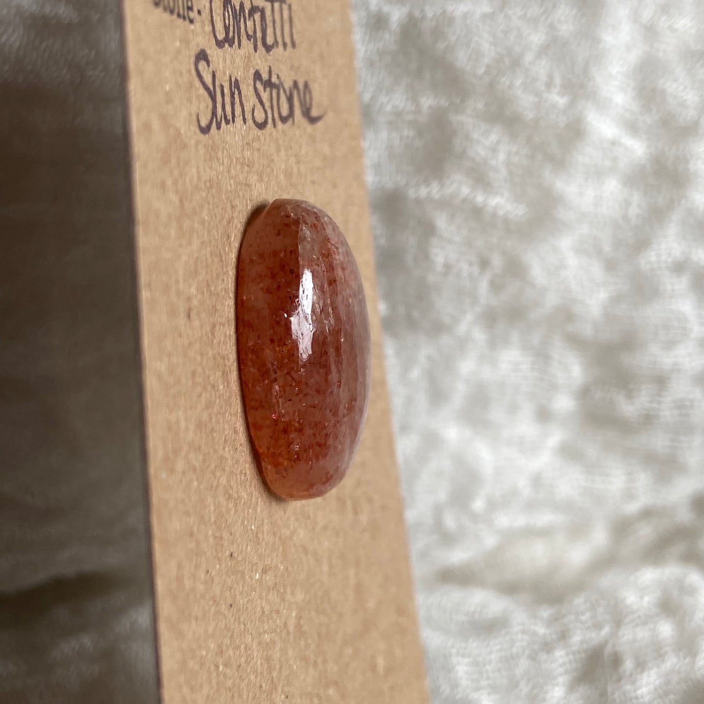 Confetti Sunstone Cabochon - CS23 B785D3F8-8EB2-43BB-B96D-F16365B30628 Brandedandwild.com