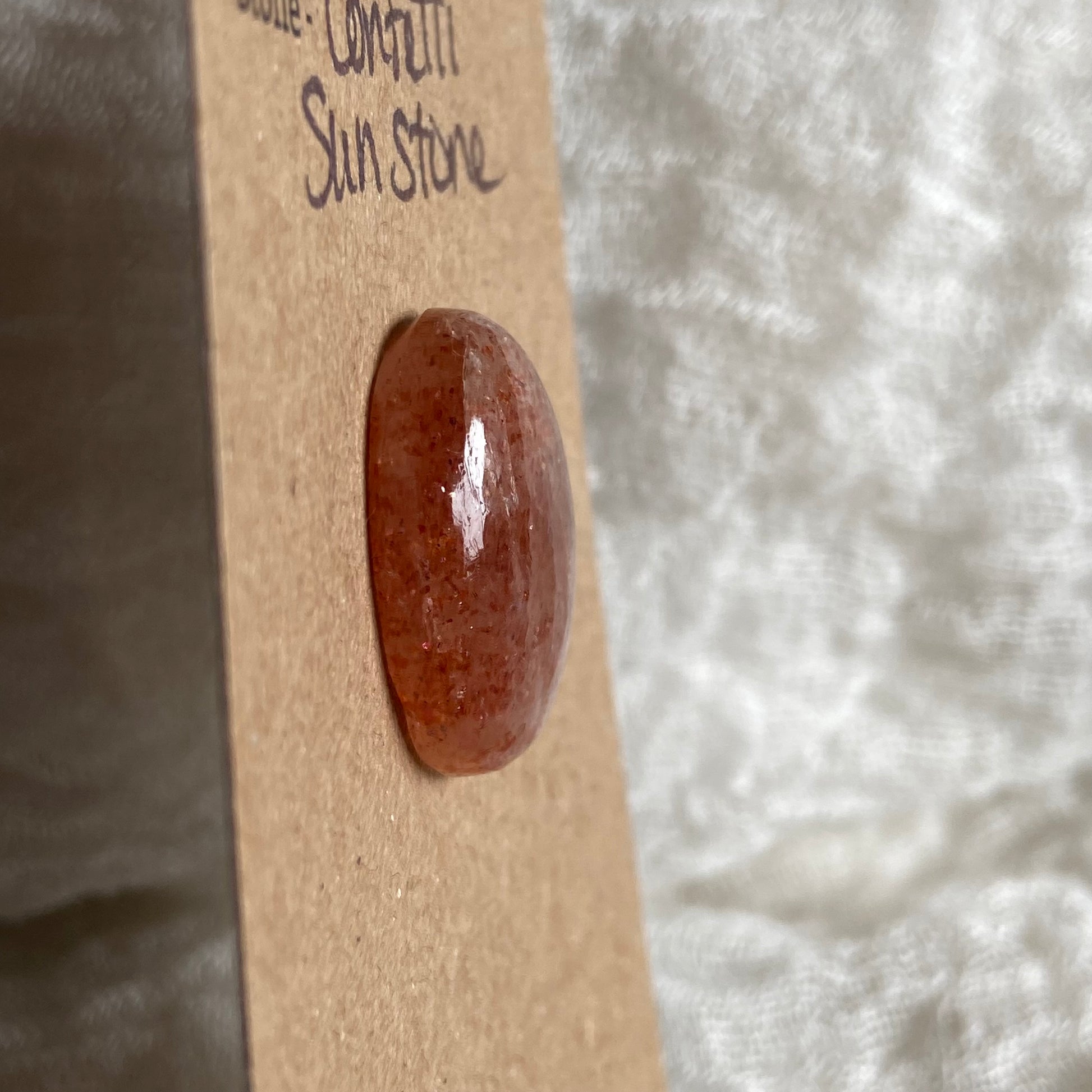 Confetti Sunstone Cabochon - CS23 B785D3F8-8EB2-43BB-B96D-F16365B30628 Brandedandwild.com