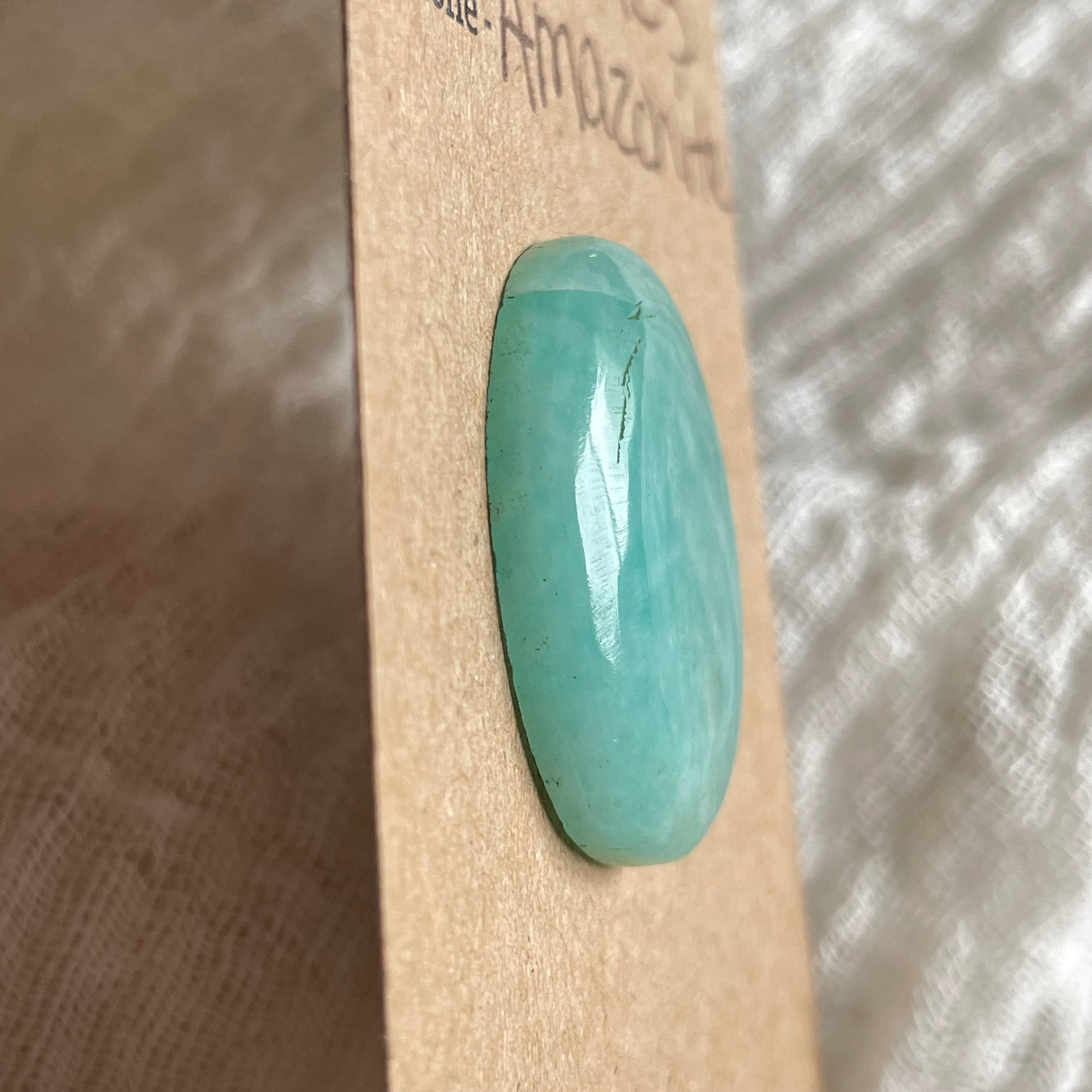 Amazonite Cabochon - AZ3 B794AD3E-B2DE-4B79-BF36-034DA742E009 Brandedandwild.com