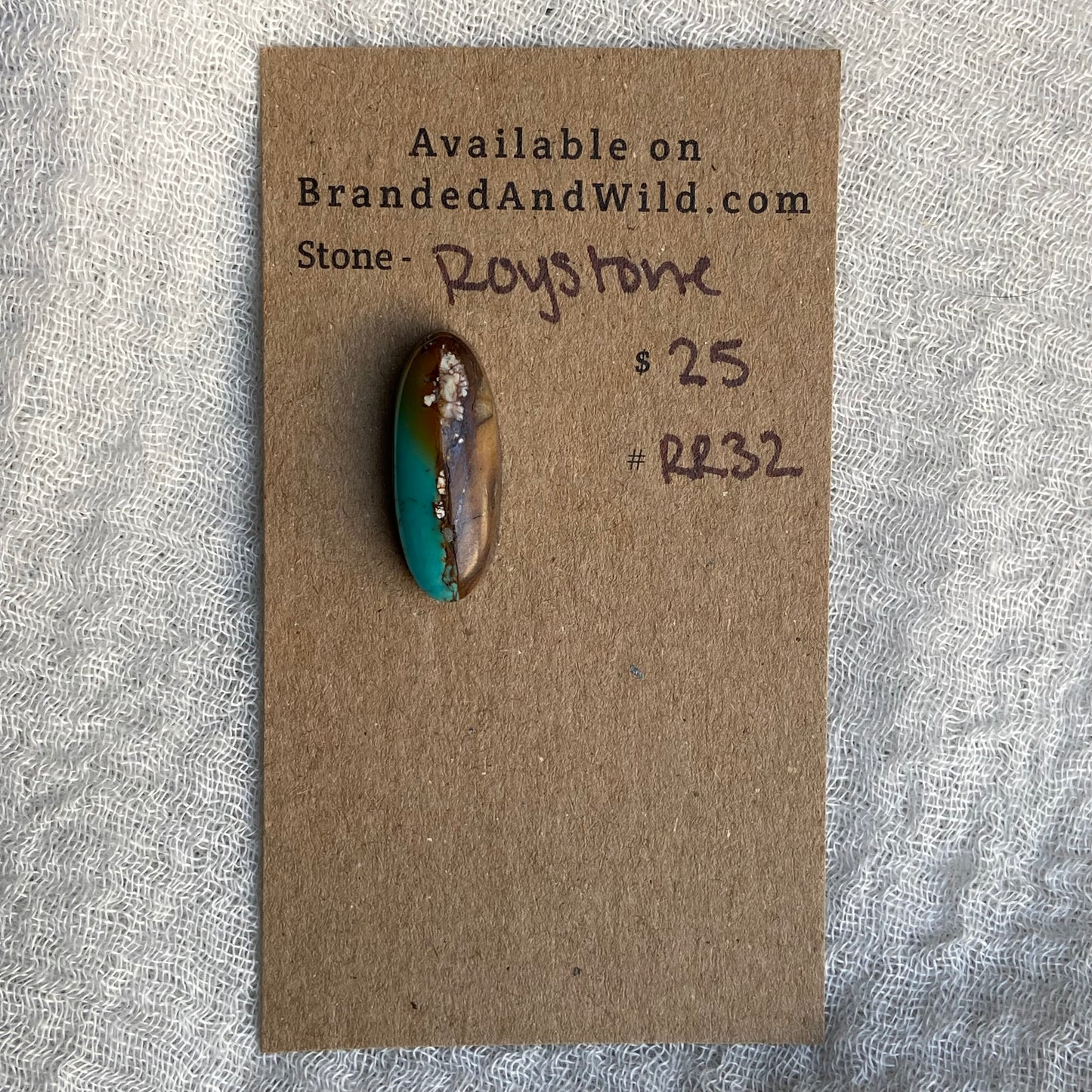 Royston Ribbon Turquoise Cabochon RR32