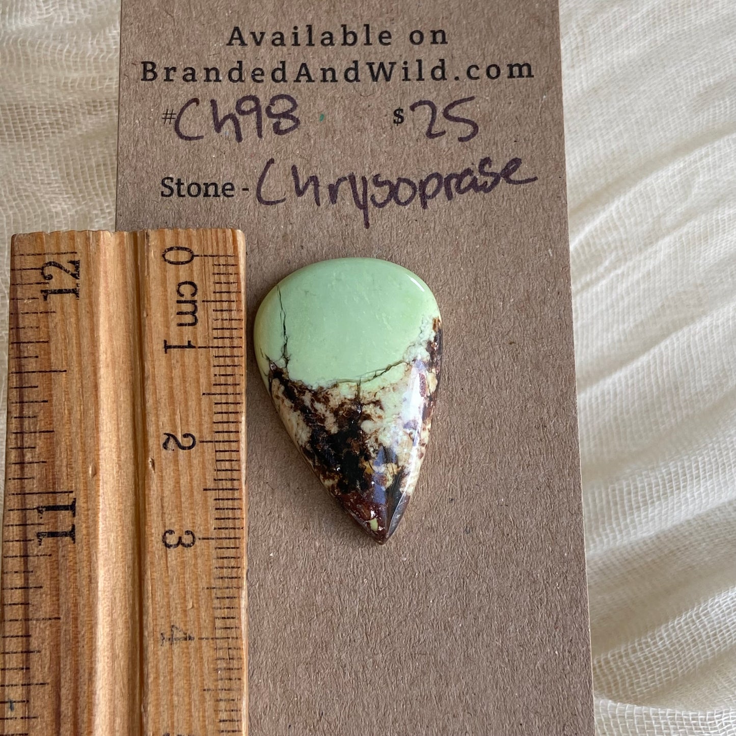 Chrysoprase Cabochon - Ch98