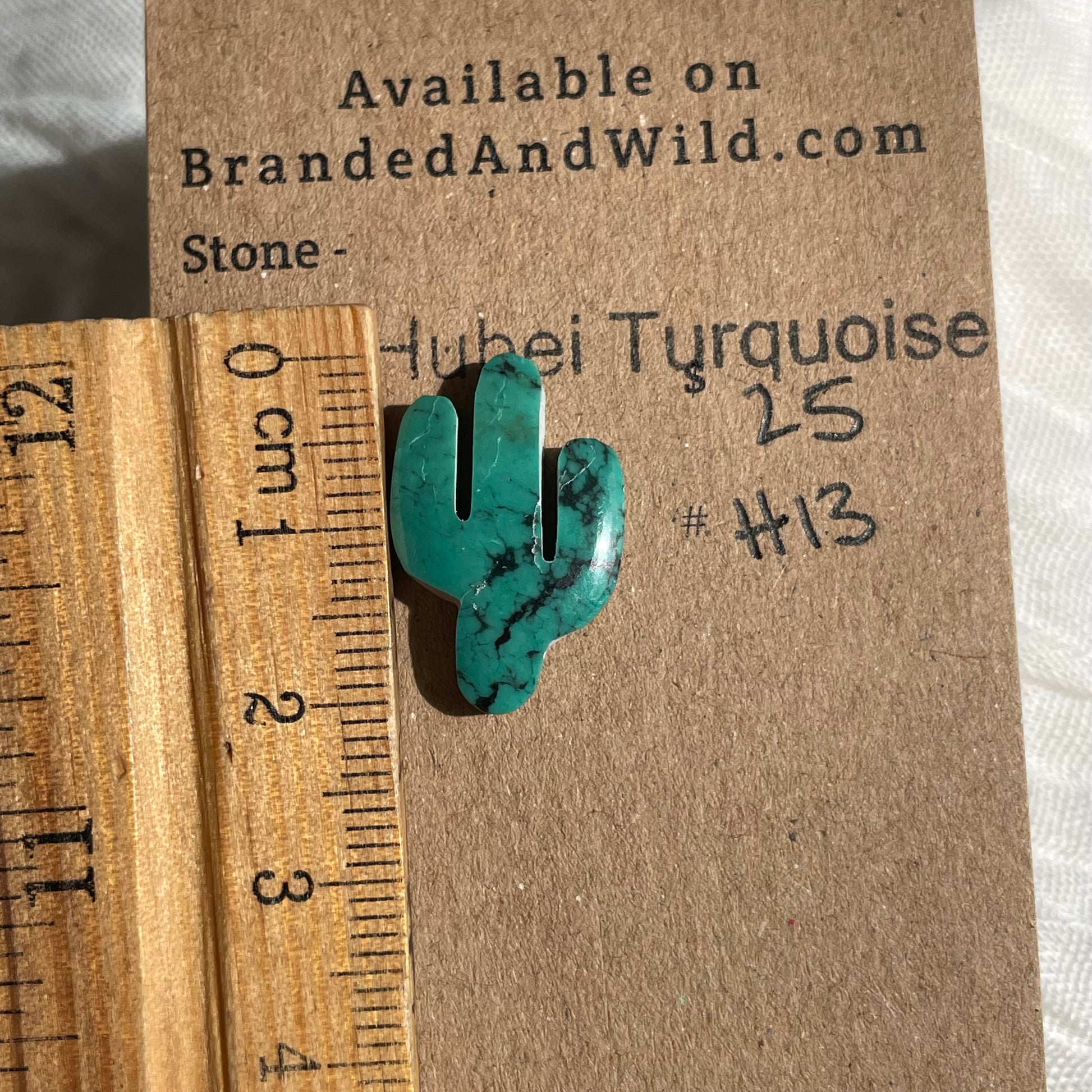 Hubei Turquoise Cabochon - H13 B7C42B02-B774-44B1-8827-5BF1F9DF8E8D Brandedandwild.com