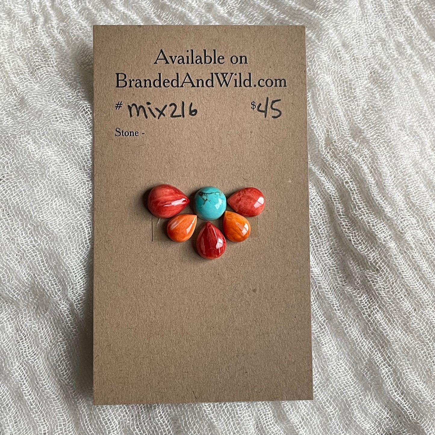 Kingman Mix Cabochon - MIX216 B7CABAA0-D370-4972-B9F6-B46C66DADD3E Brandedandwild.com