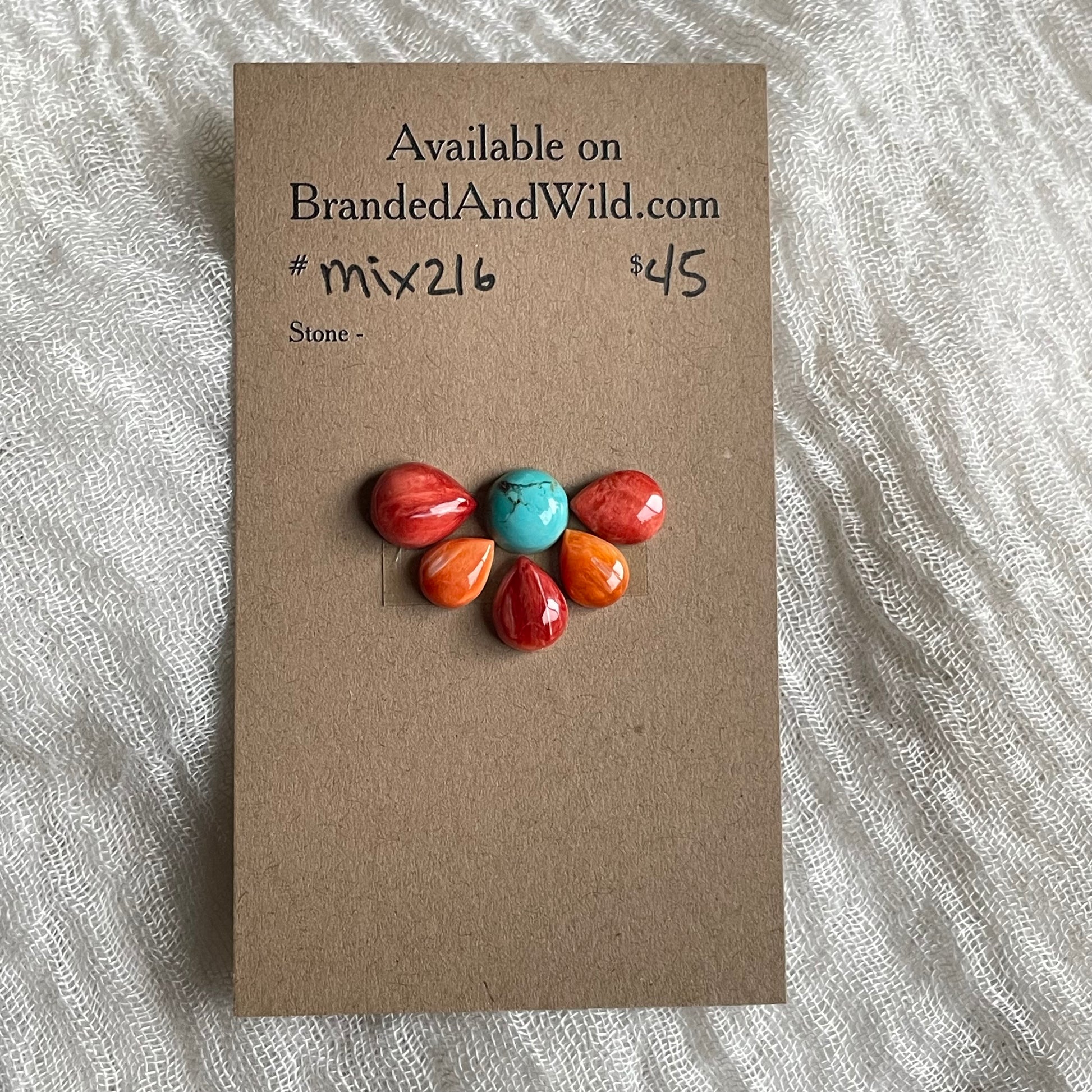 Kingman Mix Cabochon - MIX216 B7CABAA0-D370-4972-B9F6-B46C66DADD3E Brandedandwild.com