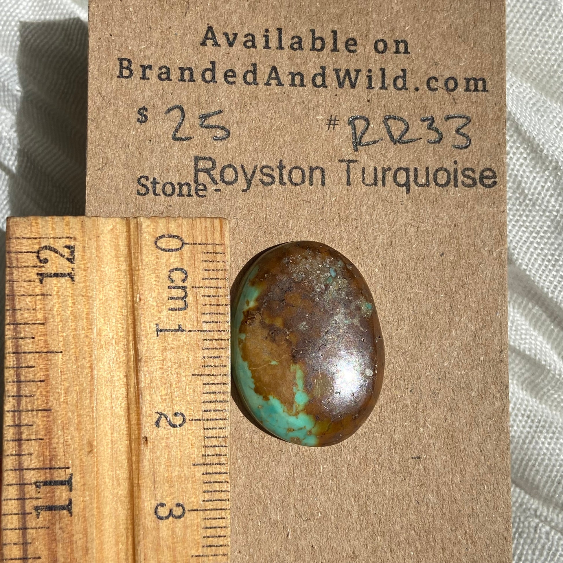 Royston Ribbon Turquoise Cabochon RR33 B7FEEEA4-9B05-4E14-96D9-B82C4B2BE1CE Brandedandwild.com