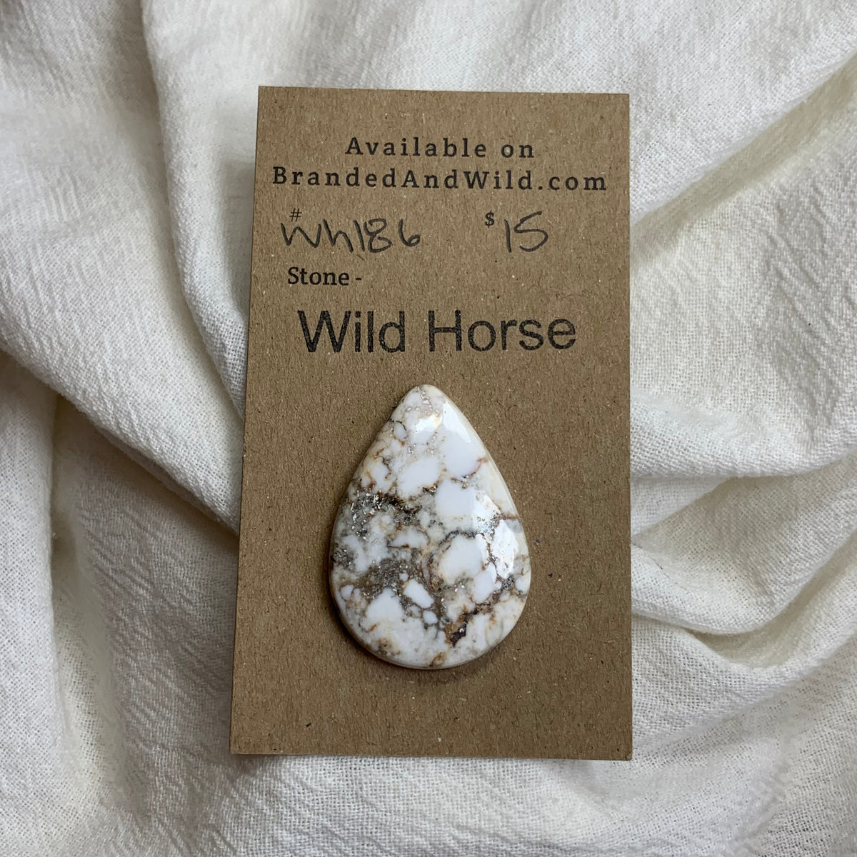 Wild Horse Cabochon - WH186 B8153B9F-E73C-4A9B-A860-DF9E7DF0142C Brandedandwild.com