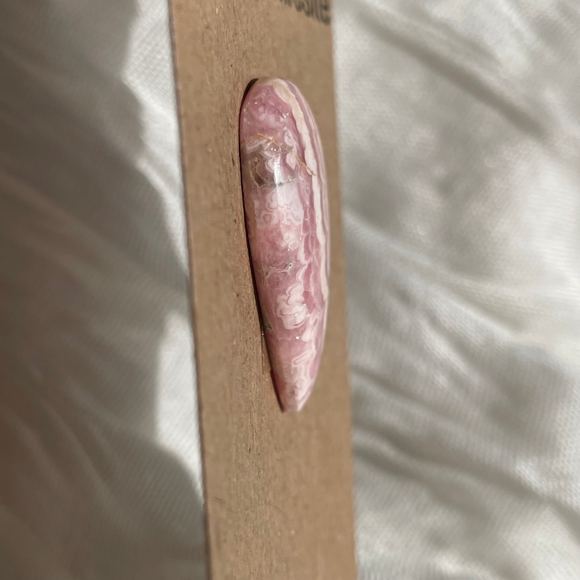 Rhodochrosite Cabochon - R060 B81A8B1A-688E-4DC0-A5EE-182FDAD4B2F1 Brandedandwild.com