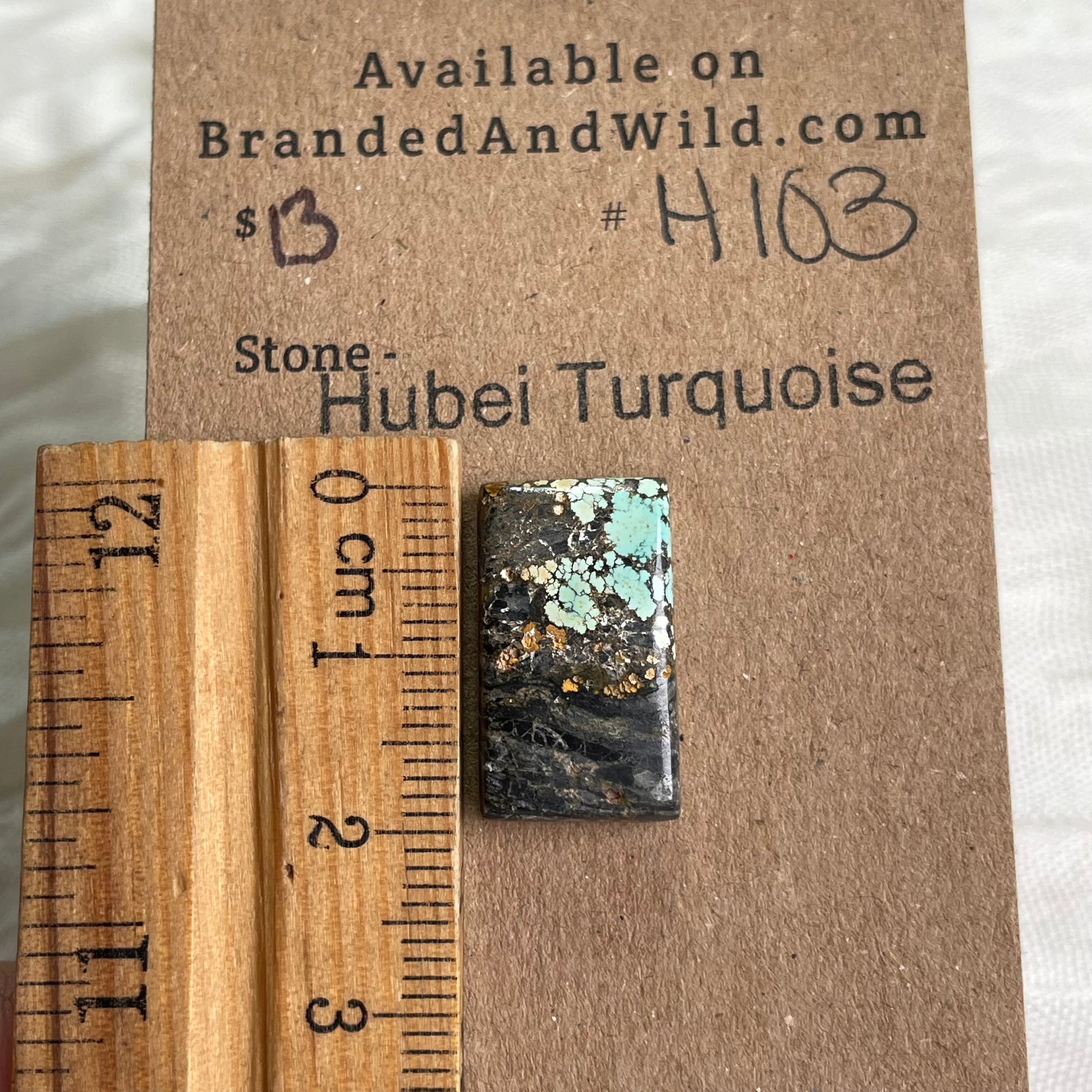 Hubei Turquoise Cabochon - H103 B841AA59-C658-4945-A775-1DF6F921A1F4 Brandedandwild.com