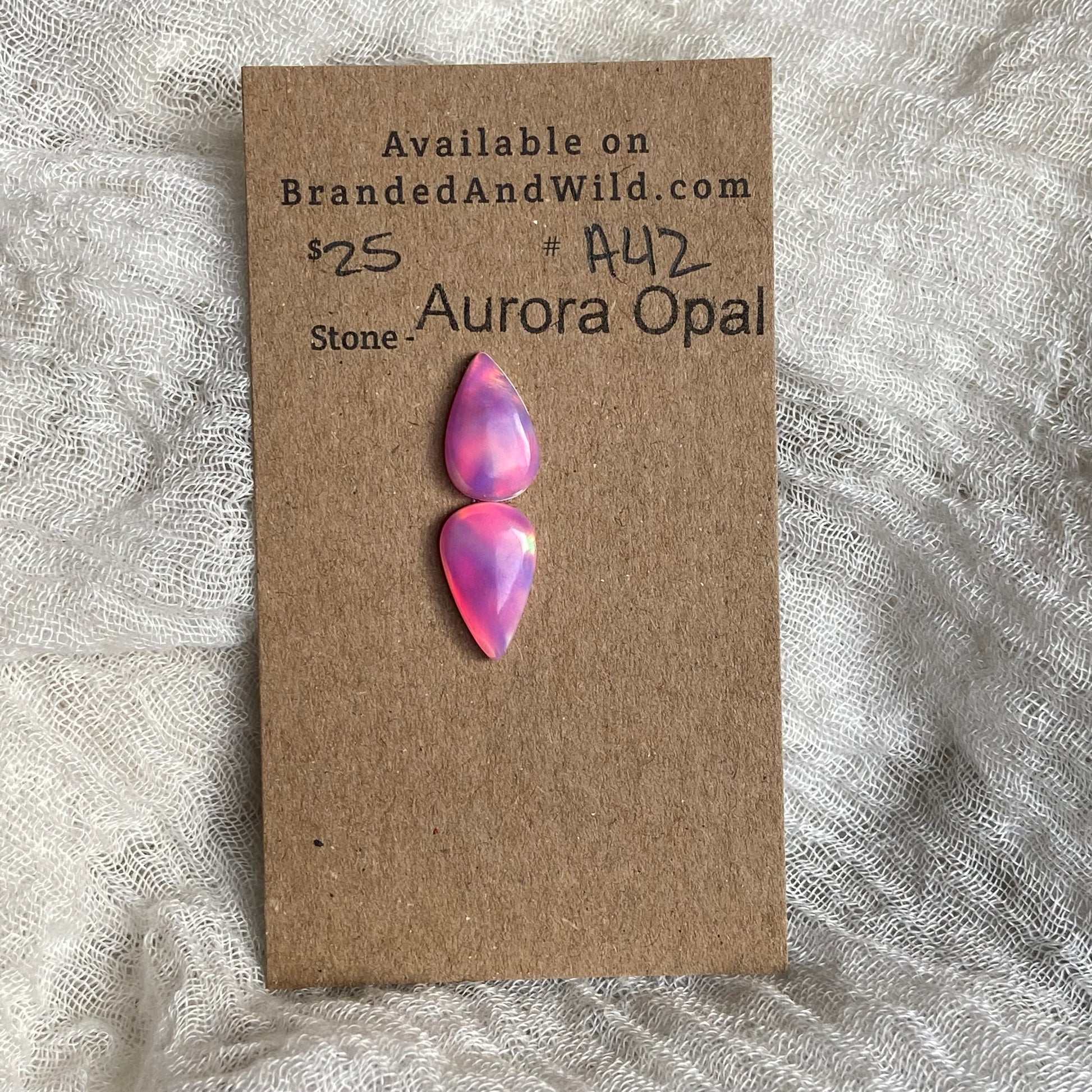 Aurora Opal Cabochon - A42 B8466C8E-0A76-4915-AF6A-2FDE9FDC70A7 Brandedandwild.com