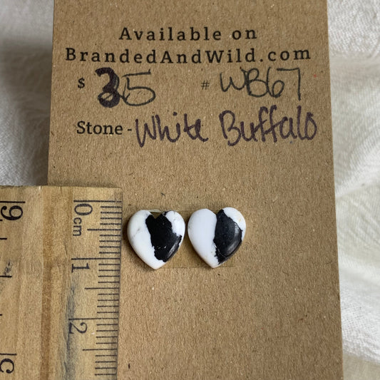 White Buffalo Cabochon - WB67 B85629C2-1DC0-46F3-B3E0-61323D073F6D Brandedandwild.com