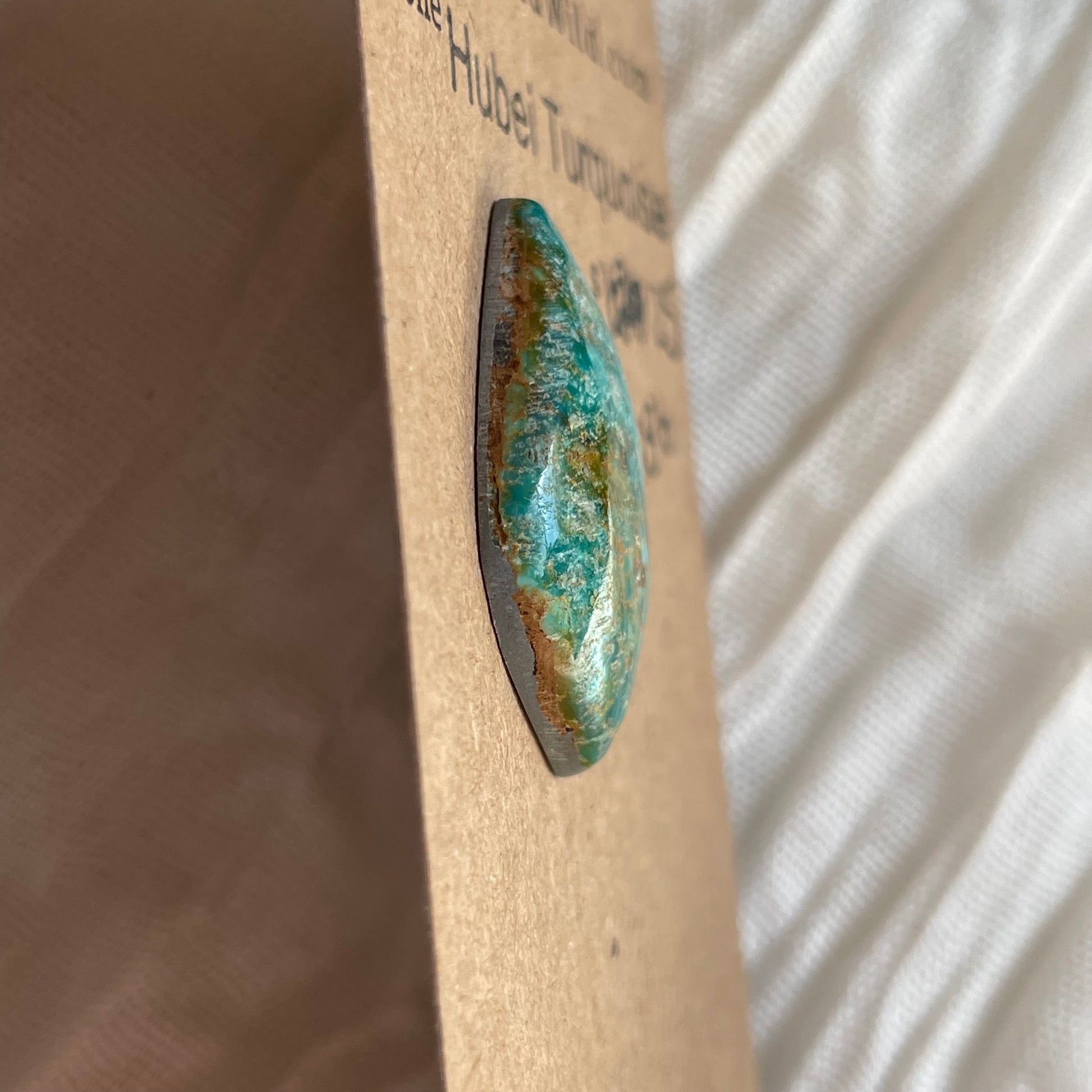 Hubei Turquoise Cabochon - H186 B8681E6F-A4D4-4A93-8CFE-63AA096D920D Brandedandwild.com