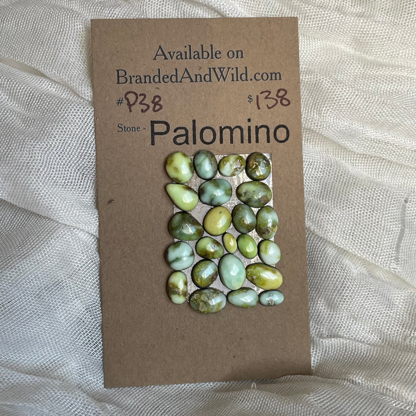 Palomino Cabochon - P38 B86BF583-5649-4086-9518-3BF91ED2C6C6 Brandedandwild.com
