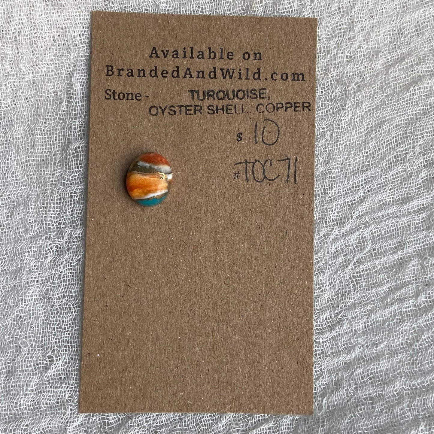 Turquoise, Oyster Shell, Copper - TOC71