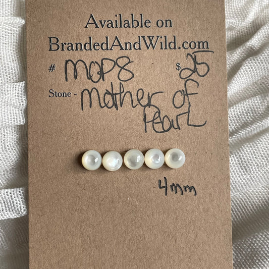 Mother of Pearl Cabochon - MOP8 B894FE1B-9F02-4E1C-A415-DD8A046F87EF Brandedandwild.com