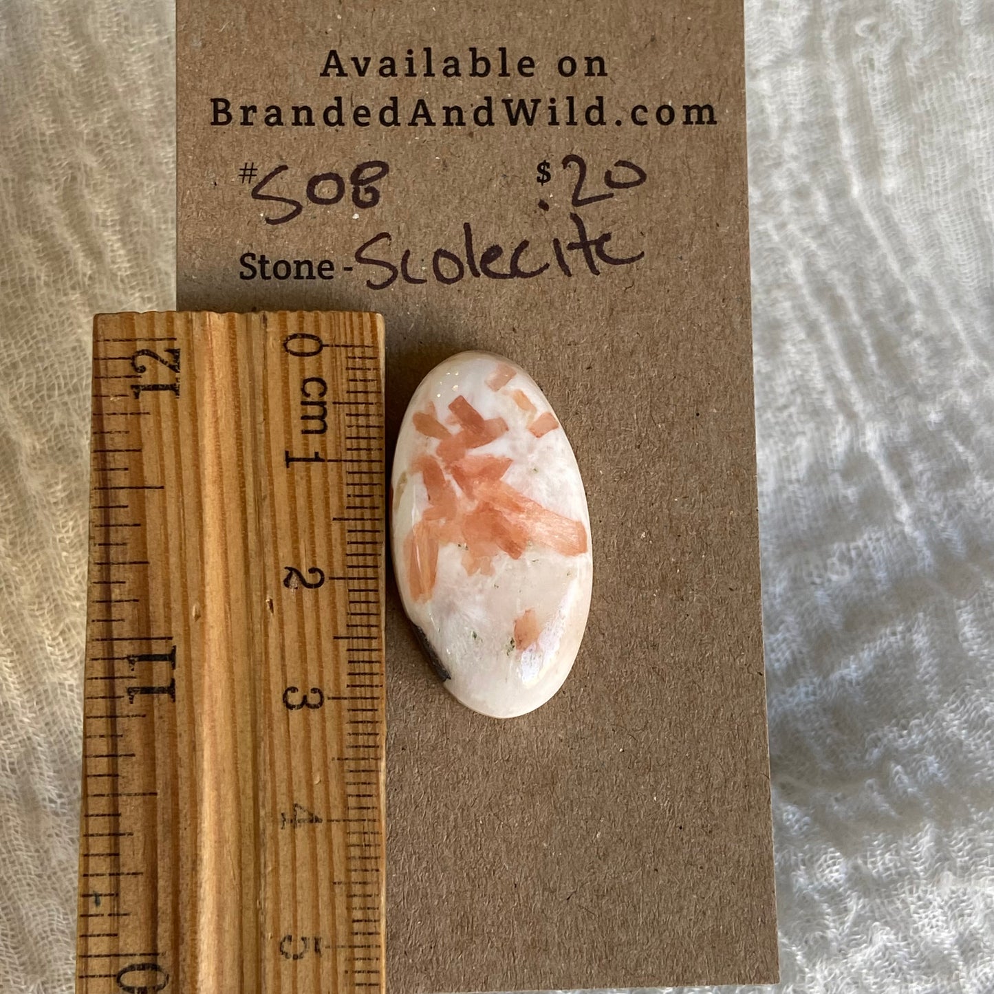 Scolecite Cabochon - S08