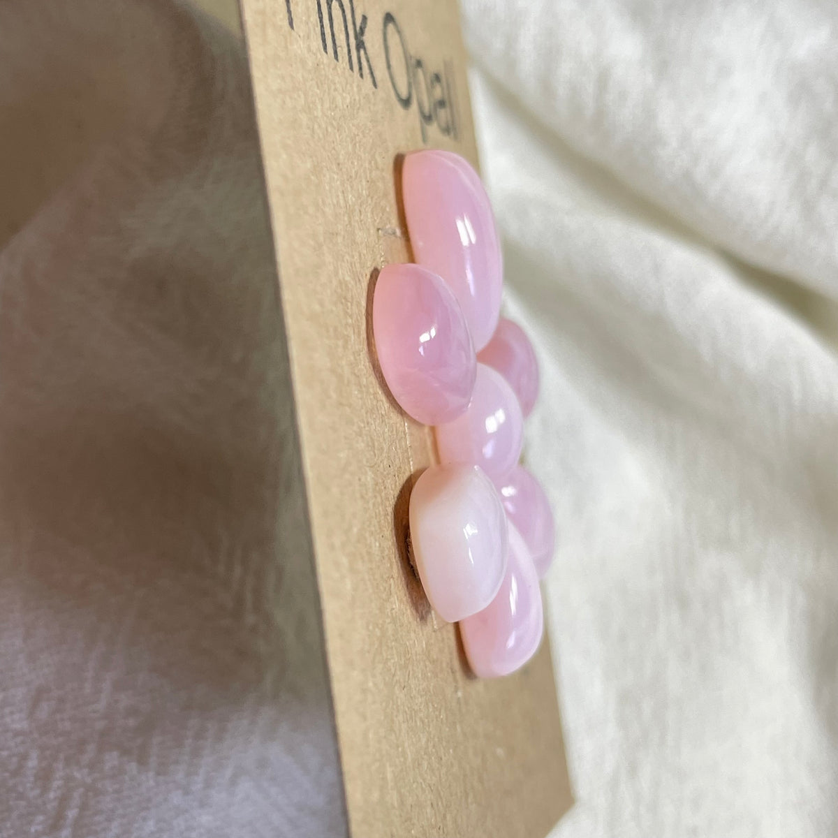 Pink Opal Cabochon - PO102 B8CDAC1F-9E9F-46BC-90B5-6754B2646E9A Brandedandwild.com