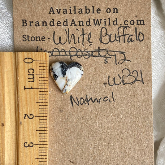 White Buffalo Cabochon - WB21