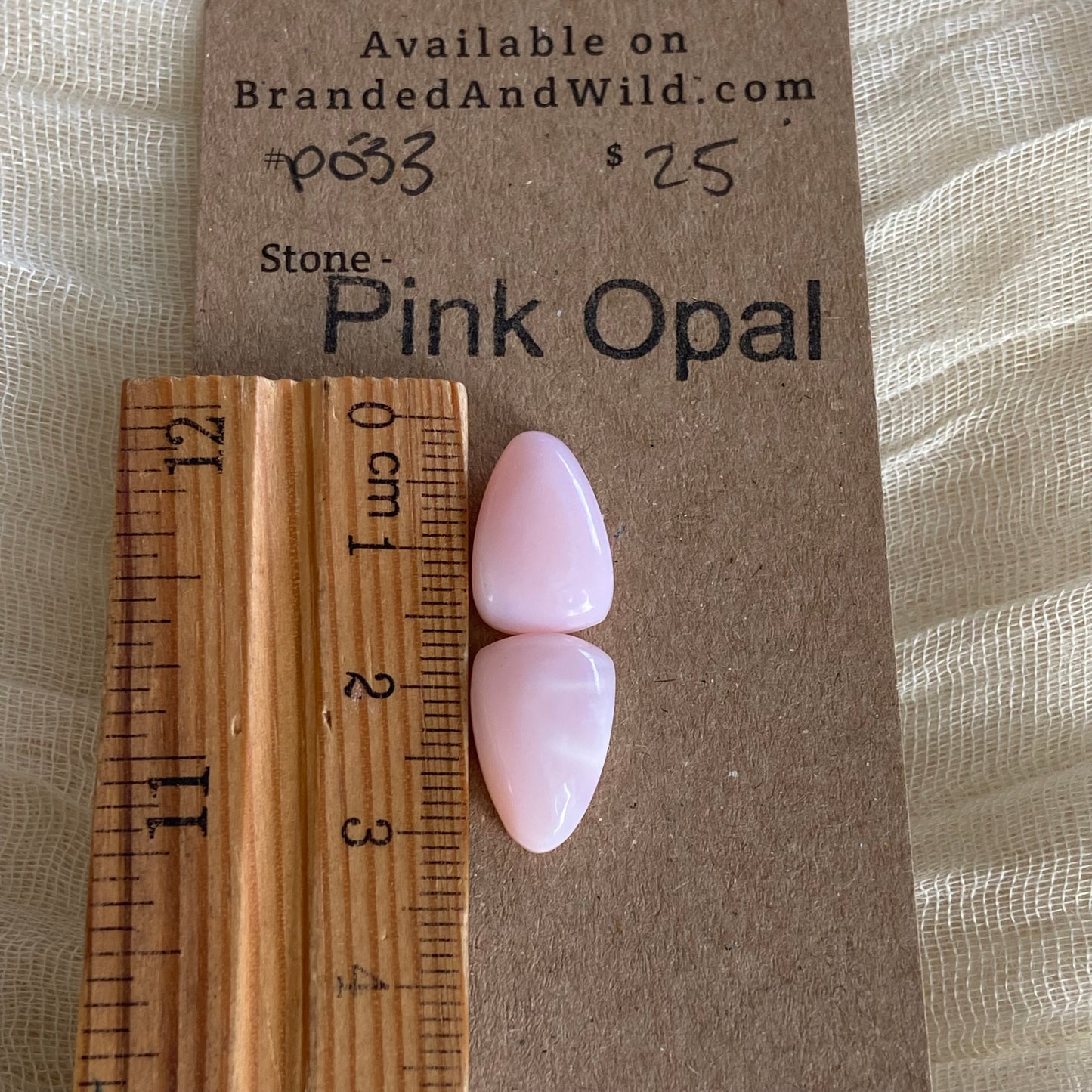 Pink Opal Cabochon - P033