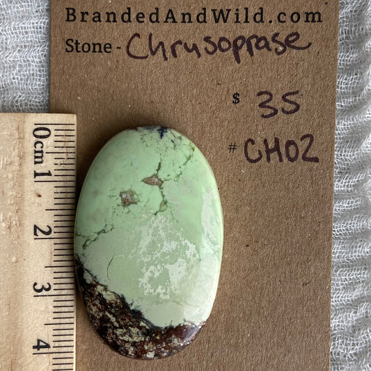 Chrysoprase Cabochon - Ch02