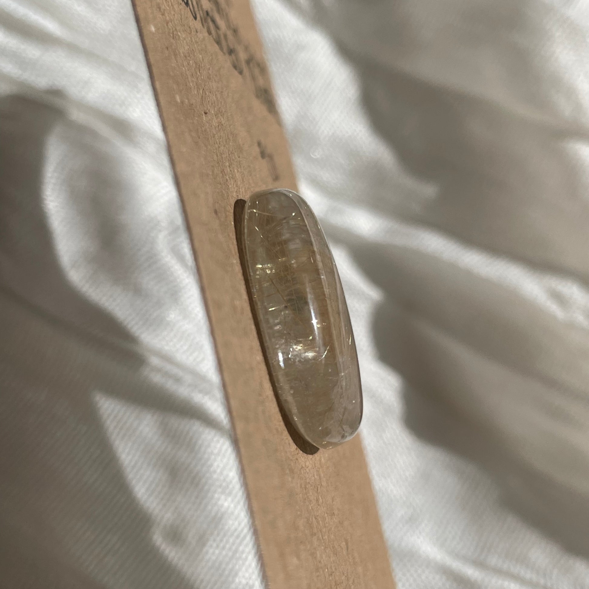 Rutilated Quartz Cabochon - RQ06 B94CE569-4DB6-43A3-B5C6-A983E5F0EDCB Brandedandwild.com