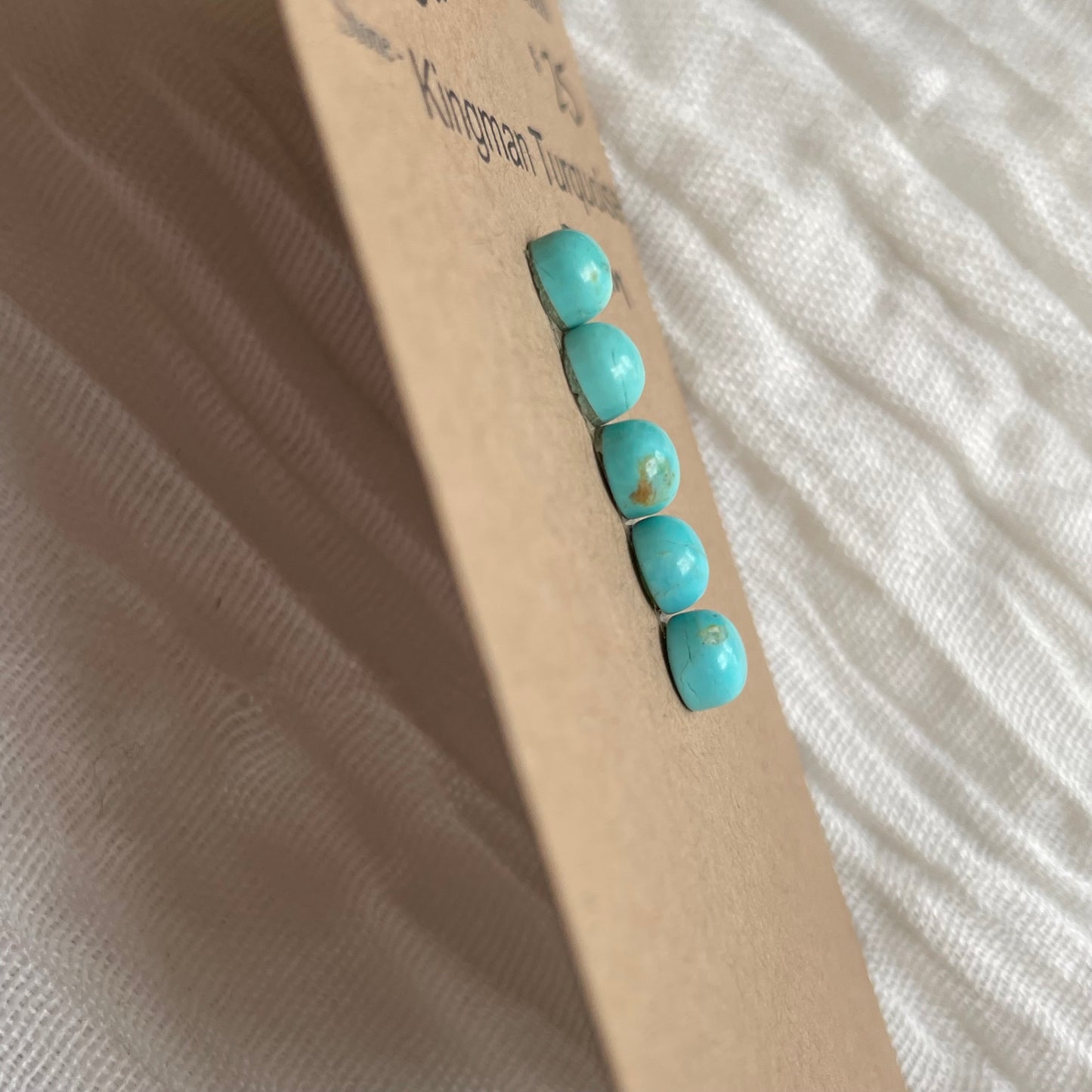 Kingman Turquoise Cabochon - KT82 B9508EF5-0B1C-4F5B-8D12-4BFDC854FFB0 Brandedandwild.com
