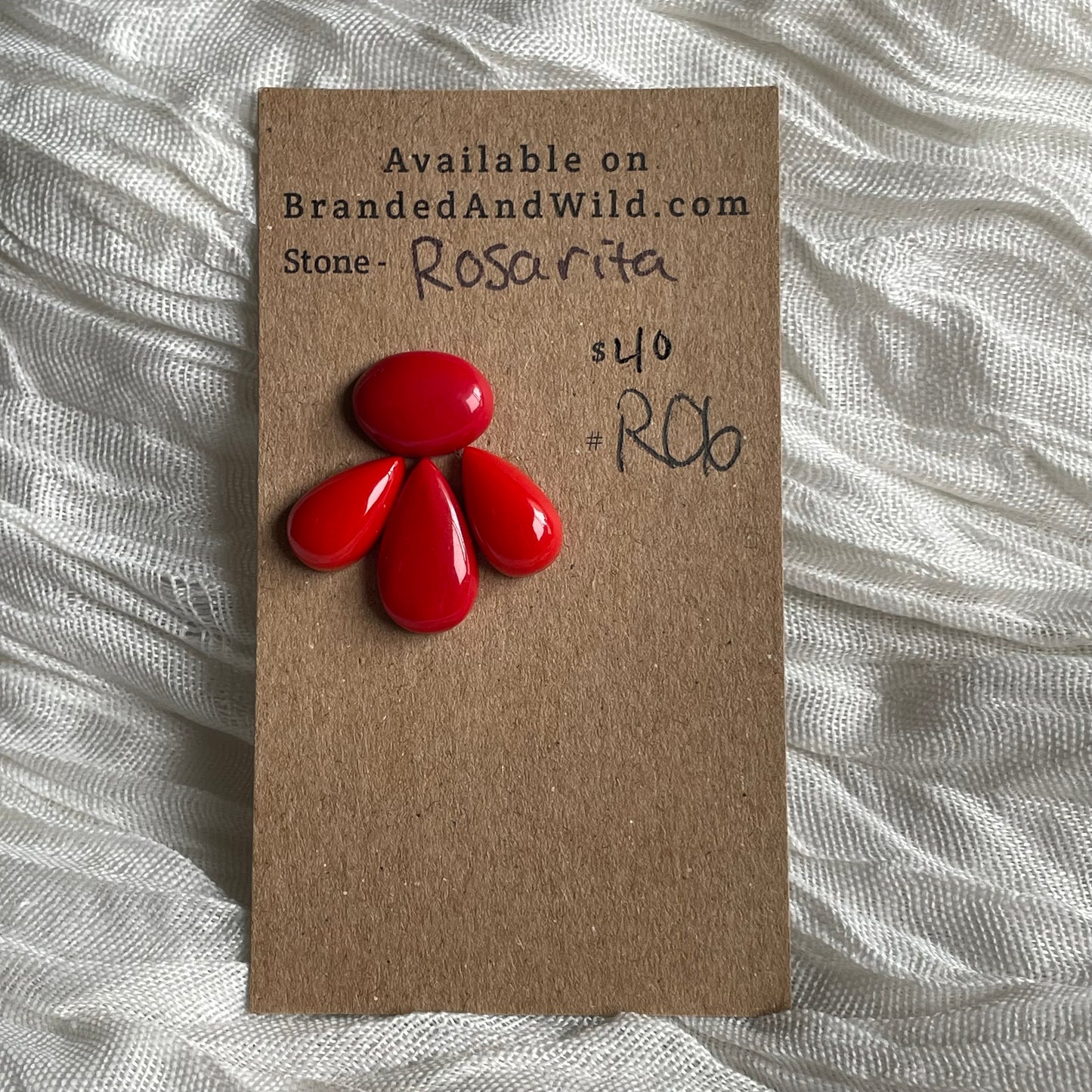 Rosarita - Cabochon - R06 B9646526-39EB-4800-810C-E86DC9AB8FFB Brandedandwild.com
