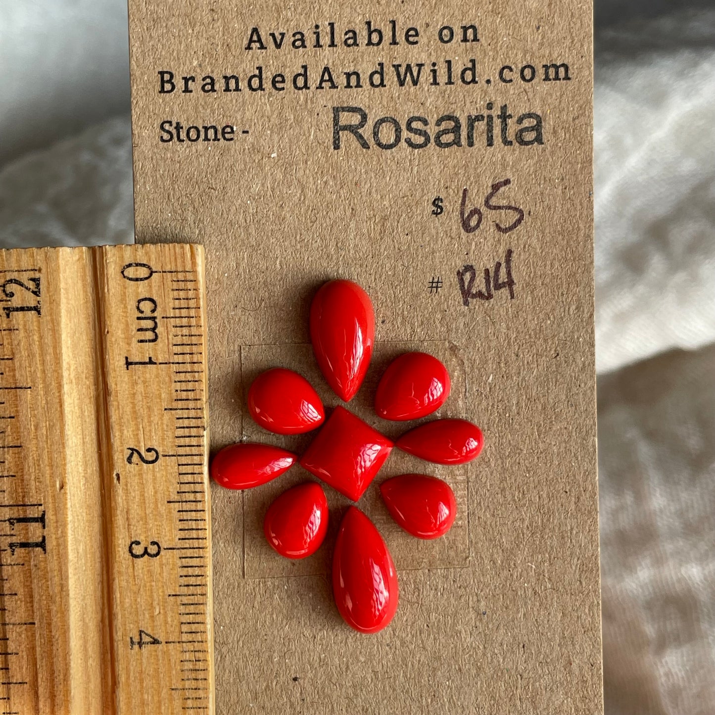 Rosarita - Cabochon - R14 B98CC479-12E8-45F2-8FCF-F68E8BC8225E Brandedandwild.com