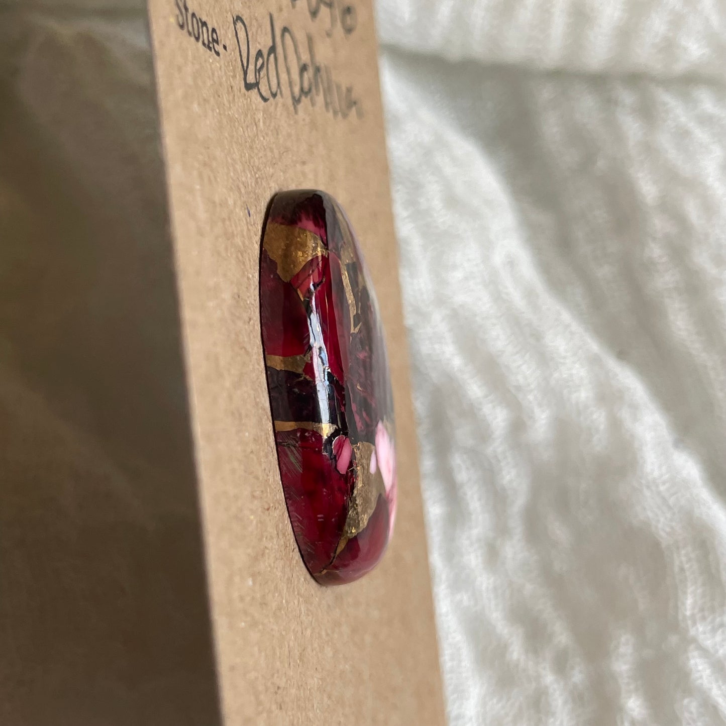 Red Dahlia Cabochon - RD46