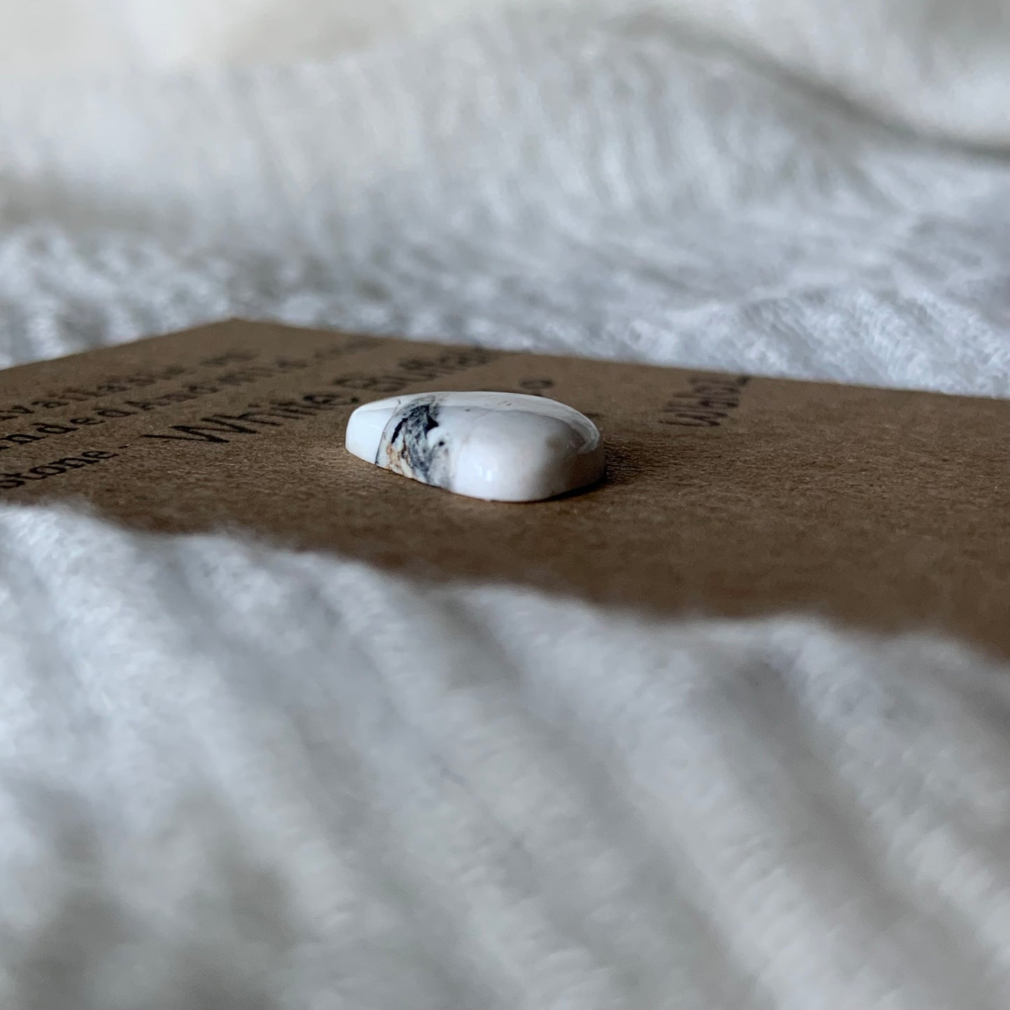 White Buffalo Cabochon - WB102