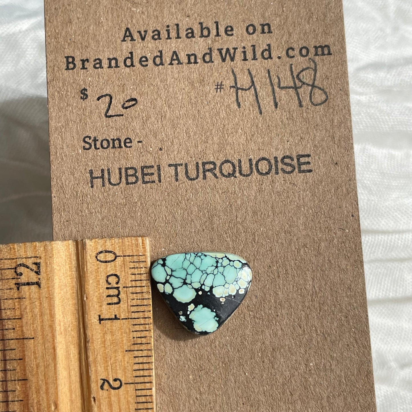 Hubei Turquoise Cabochon - H148 B9E010D3-823A-4C9A-B873-BBDF587D4BC7 Brandedandwild.com