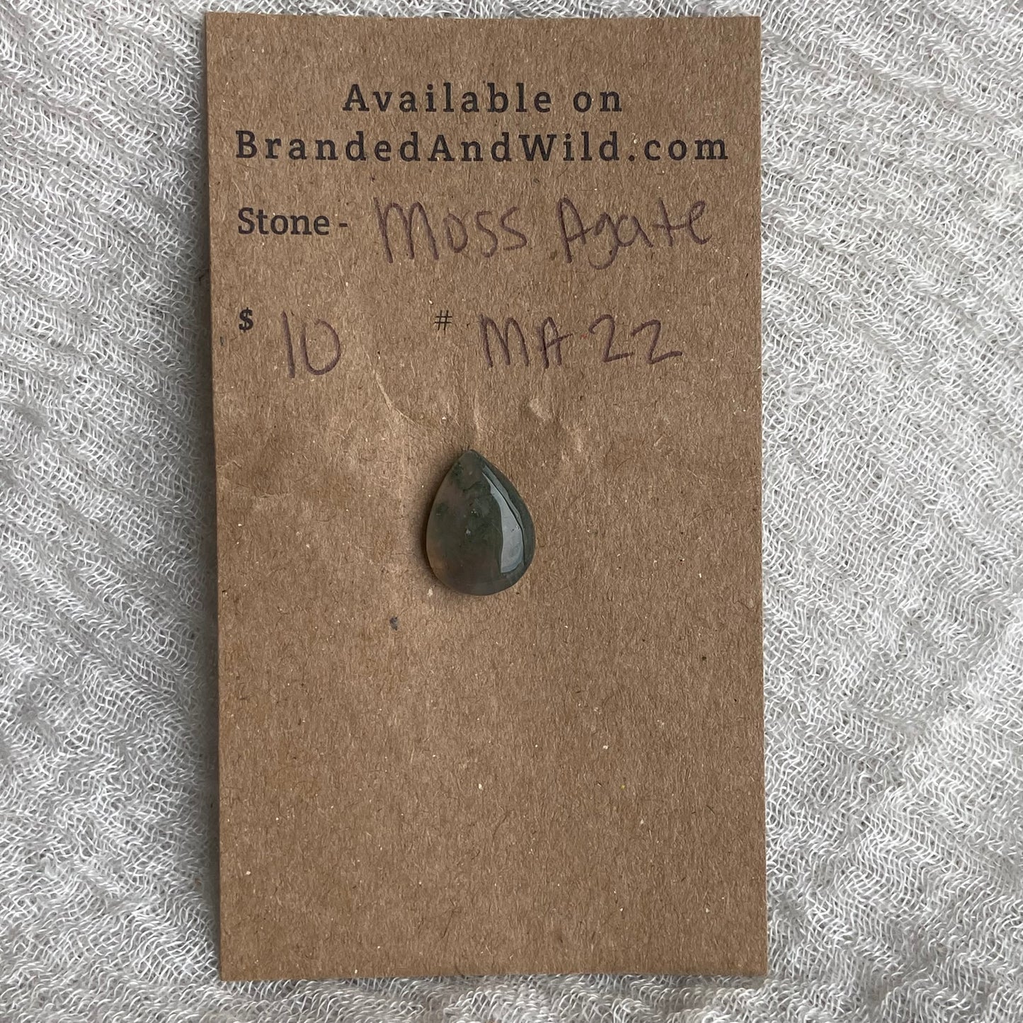 Moss Agate Cabochon - MA22