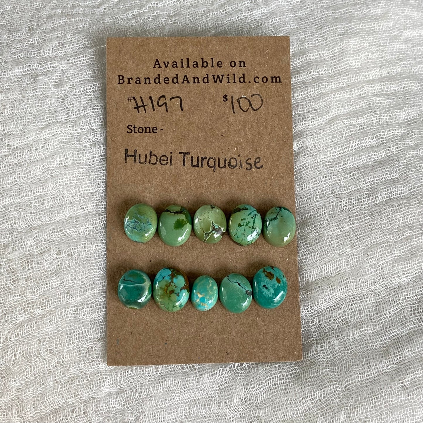 Hubei Turquoise Cabochon - H197