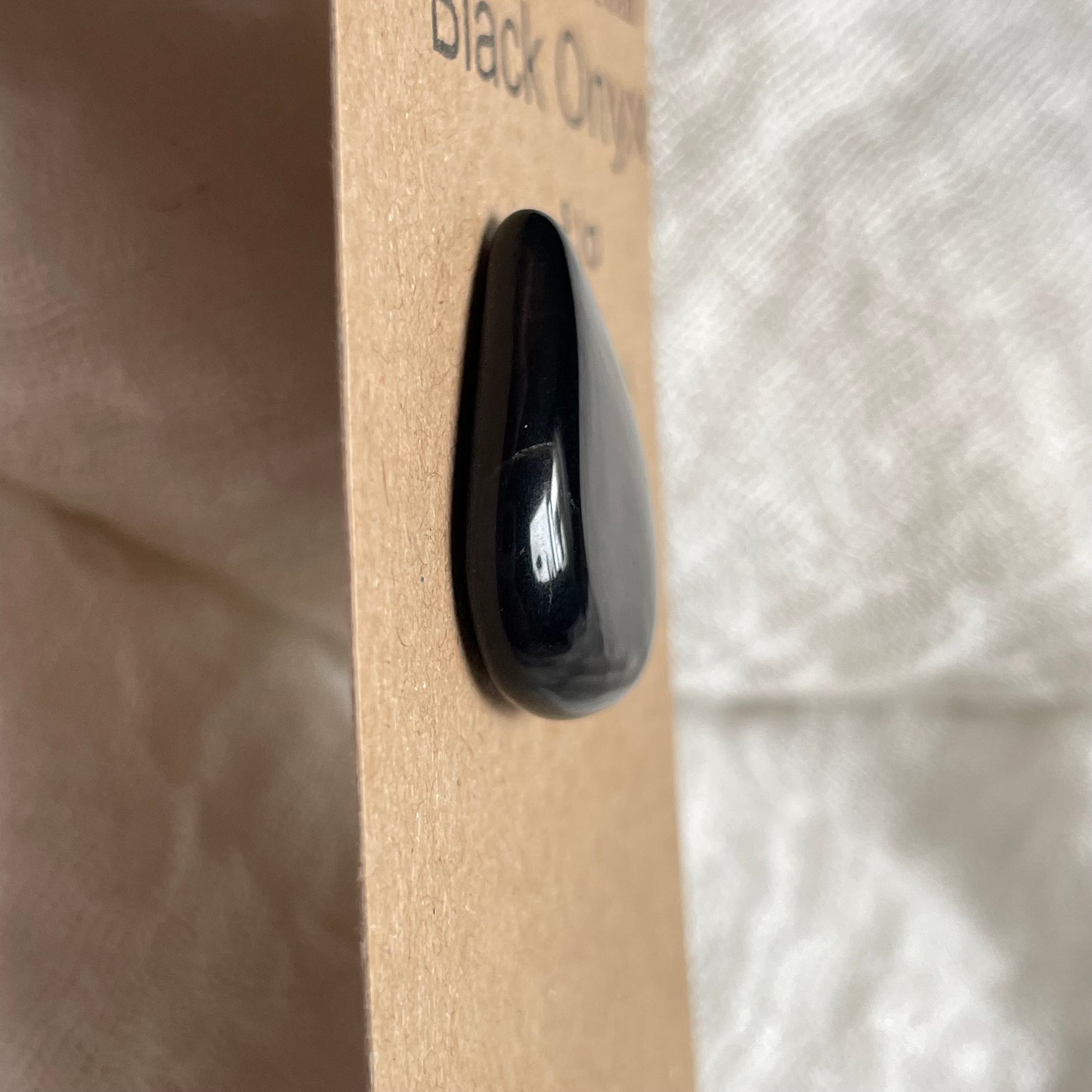 Black Onyx - Cabochon - B21 BA1BDBF1-C7A5-43DB-973C-2774B3A6BD11 Brandedandwild.com