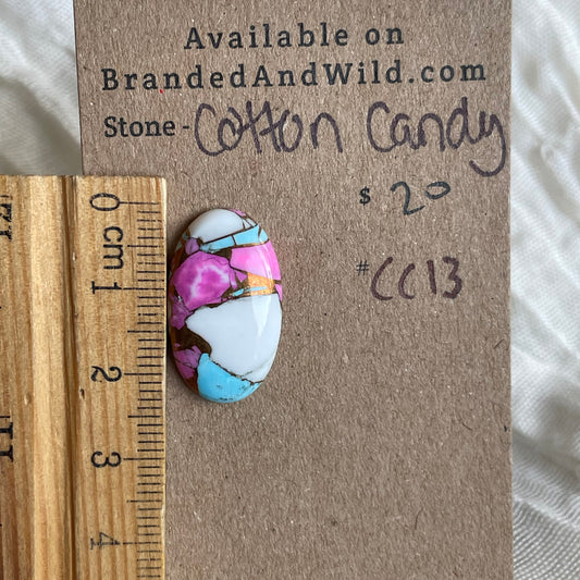 Cotton Candy Cabochon - CC13 BA2E2D87-1FB9-44BD-99FE-8DD0C039B37D Brandedandwild.com