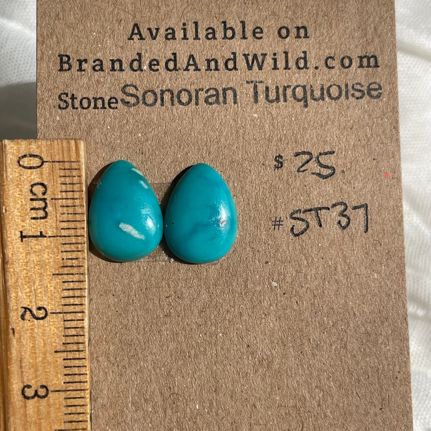 Sonoran Turquoise Cabochon - ST37 BA4471D4-7CA3-4B4E-9960-42804D4F644C Brandedandwild.com