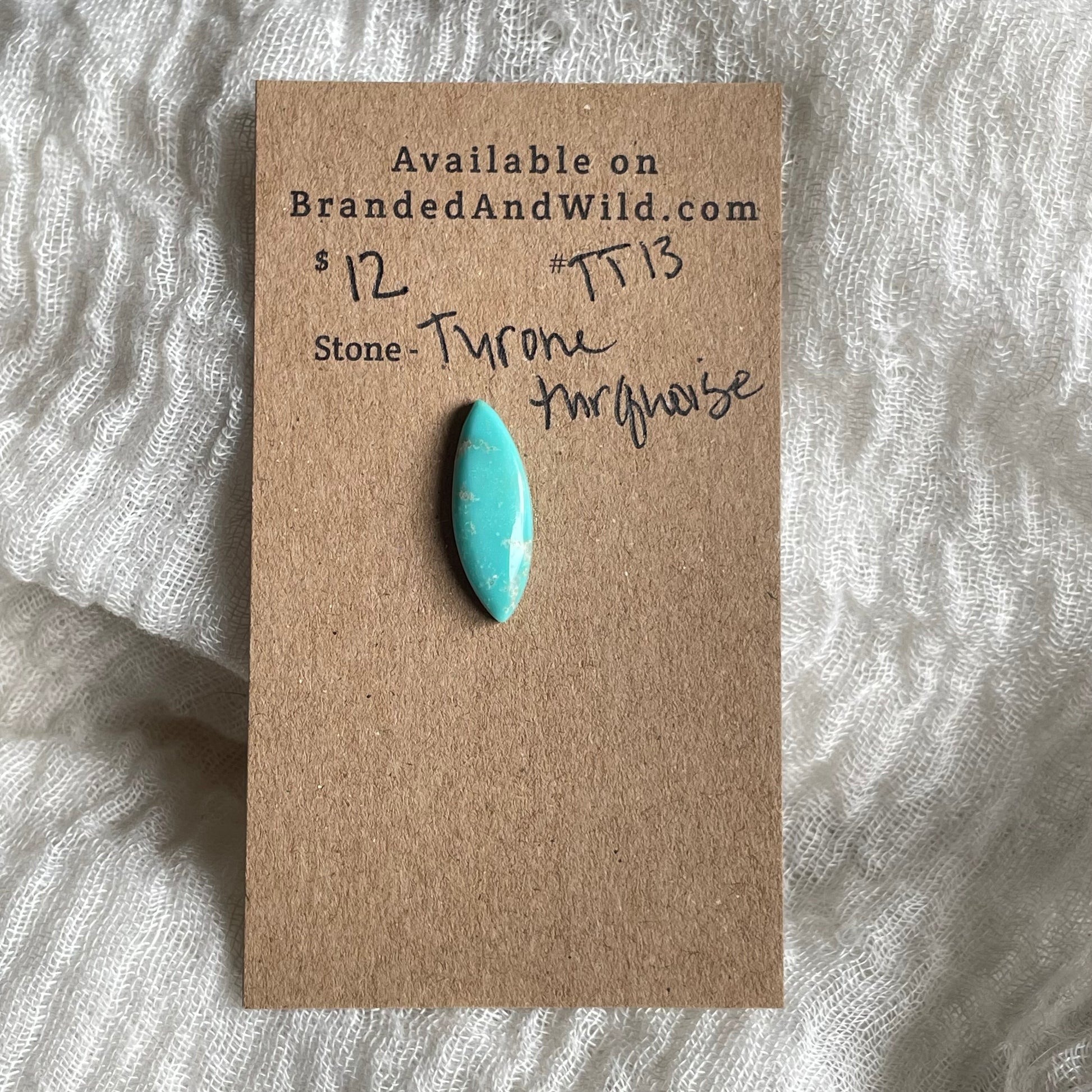 Tyrone Turquoise Cabochon - TT13 BA4814F7-4049-407E-AF69-73D40E19DCB7 Brandedandwild.com