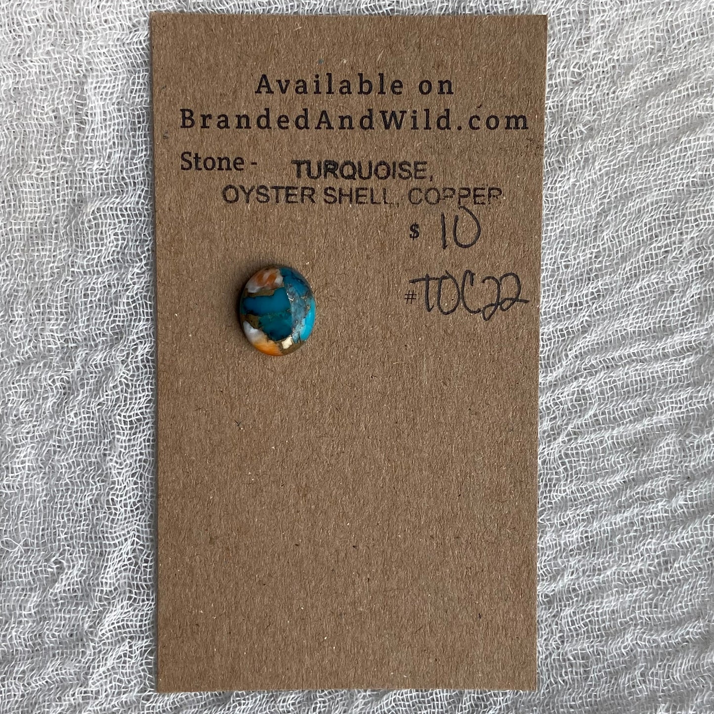 Turquoise, Oyster Shell, Copper - TOC22