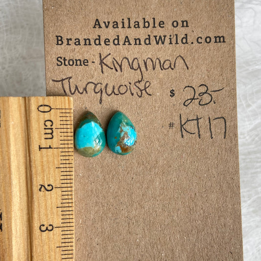 Kingman Turquoise (composite) Cabochon - KT17