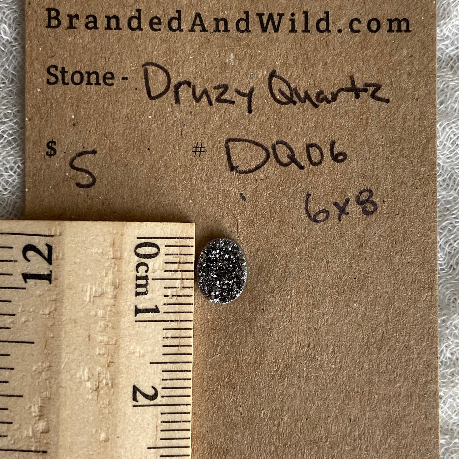 Druzy Quartz Cabochon - DQ06 BA64601B-75F7-4347-9A9B-2B89218B3780 Brandedandwild.com