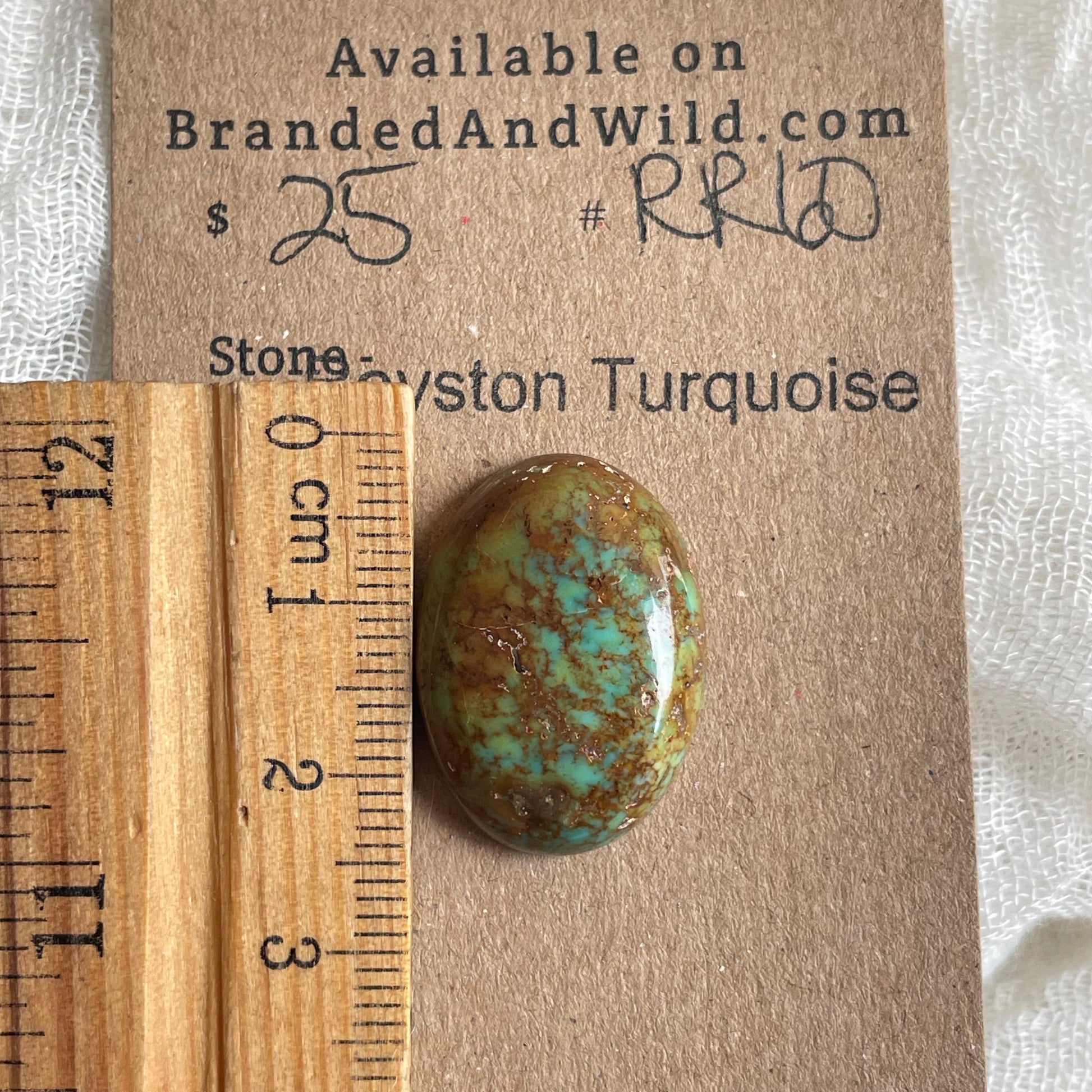 Royston Ribbon Turquoise Cabochon RR60 BA68129B-D935-42E0-8626-50F43C75AED6 Brandedandwild.com